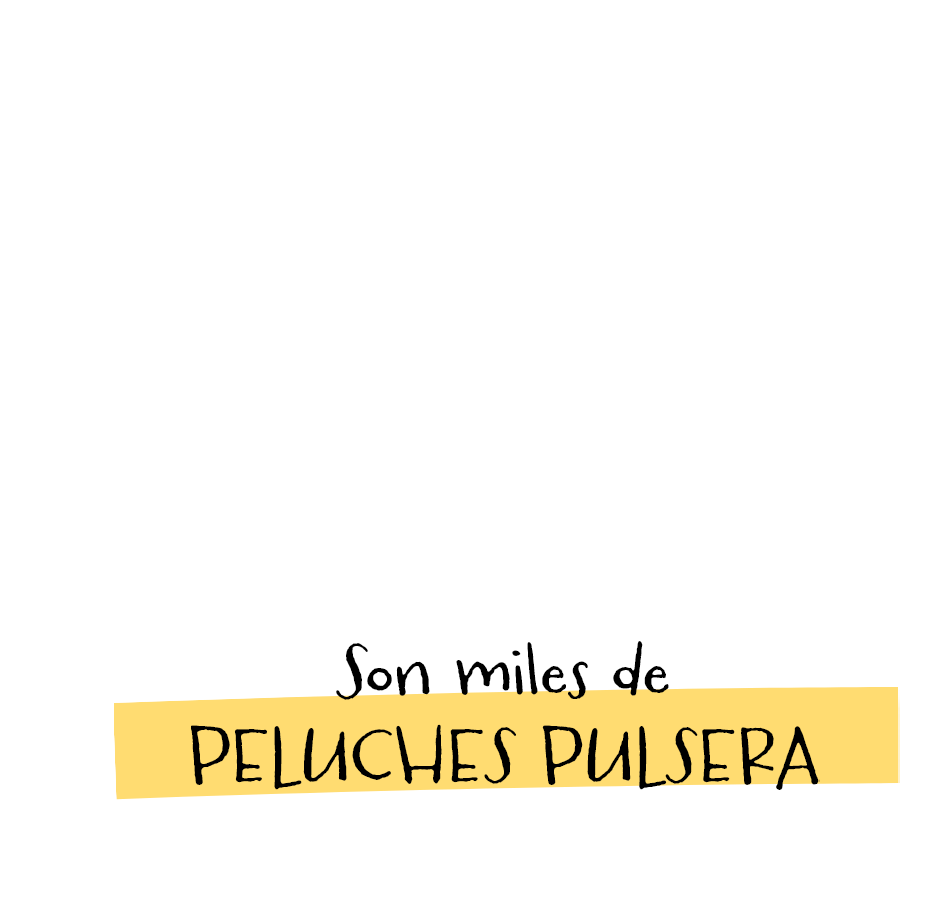 Hay miles de juguetes de peluche.