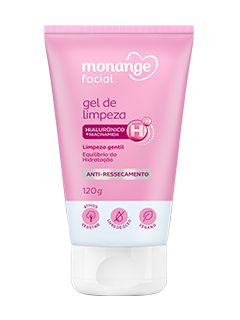 MONANGE FACIAL GEL LIMPEZA ANTIRESSECAMENTO 120G