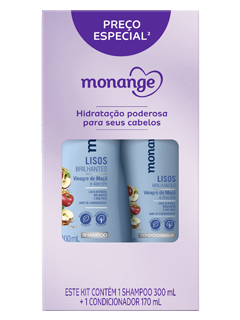 MONANGE PACK CAPILAR LISOS BRILHANTES